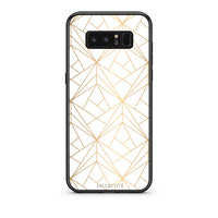 Thumbnail for 111 - samsung galaxy note 8 Luxury White Geometric case, cover, bumper