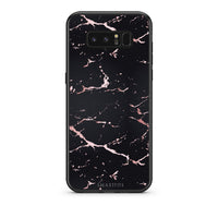 Thumbnail for 4 - samsung galaxy note 8 Black Rosegold Marble case, cover, bumper
