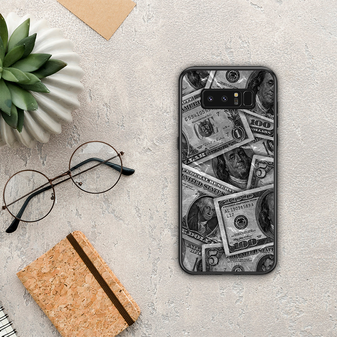Money Dollars - Samsung Galaxy Note 8 θήκη