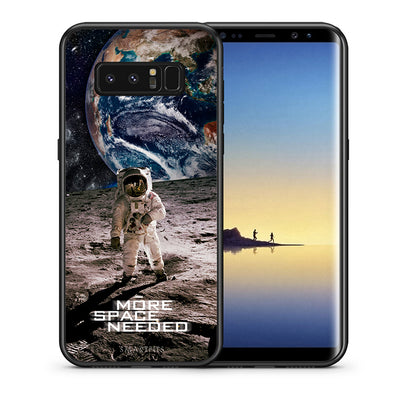 Θήκη Samsung Note 8 More Space από τη Smartfits με σχέδιο στο πίσω μέρος και μαύρο περίβλημα | Samsung Note 8 More Space case with colorful back and black bezels