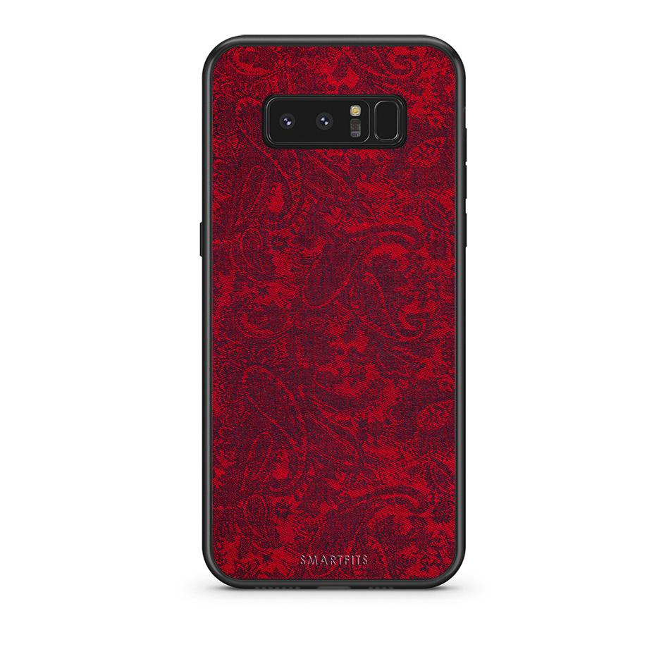 samsung note 8 Paisley Cashmere θήκη από τη Smartfits με σχέδιο στο πίσω μέρος και μαύρο περίβλημα | Smartphone case with colorful back and black bezels by Smartfits