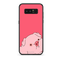 Thumbnail for samsung note 8 Pig Love 1 Θήκη Αγίου Βαλεντίνου από τη Smartfits με σχέδιο στο πίσω μέρος και μαύρο περίβλημα | Smartphone case with colorful back and black bezels by Smartfits