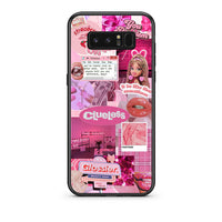 Thumbnail for samsung note 8 Pink Love Θήκη Αγίου Βαλεντίνου από τη Smartfits με σχέδιο στο πίσω μέρος και μαύρο περίβλημα | Smartphone case with colorful back and black bezels by Smartfits