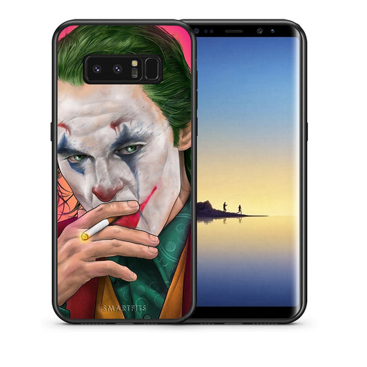 Θήκη Samsung Note 8 JokesOnU PopArt από τη Smartfits με σχέδιο στο πίσω μέρος και μαύρο περίβλημα | Samsung Note 8 JokesOnU PopArt case with colorful back and black bezels