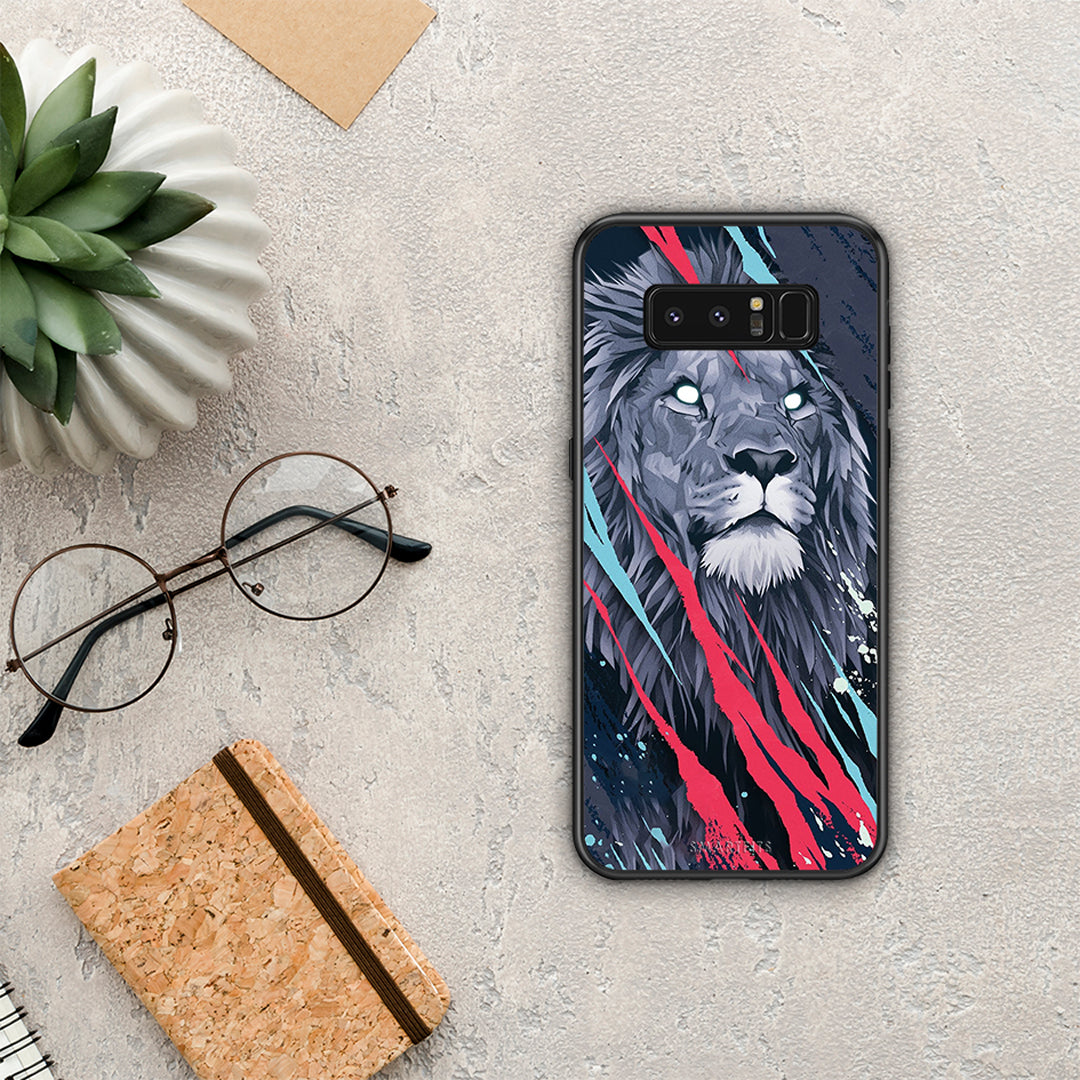 PopArt Lion Designer - Samsung Galaxy Note 8 θήκη