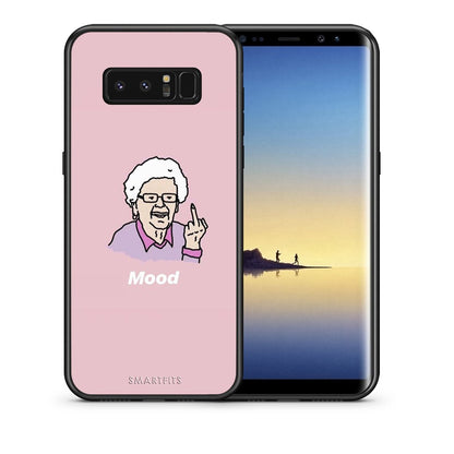 Θήκη Samsung Note 8 Mood PopArt από τη Smartfits με σχέδιο στο πίσω μέρος και μαύρο περίβλημα | Samsung Note 8 Mood PopArt case with colorful back and black bezels