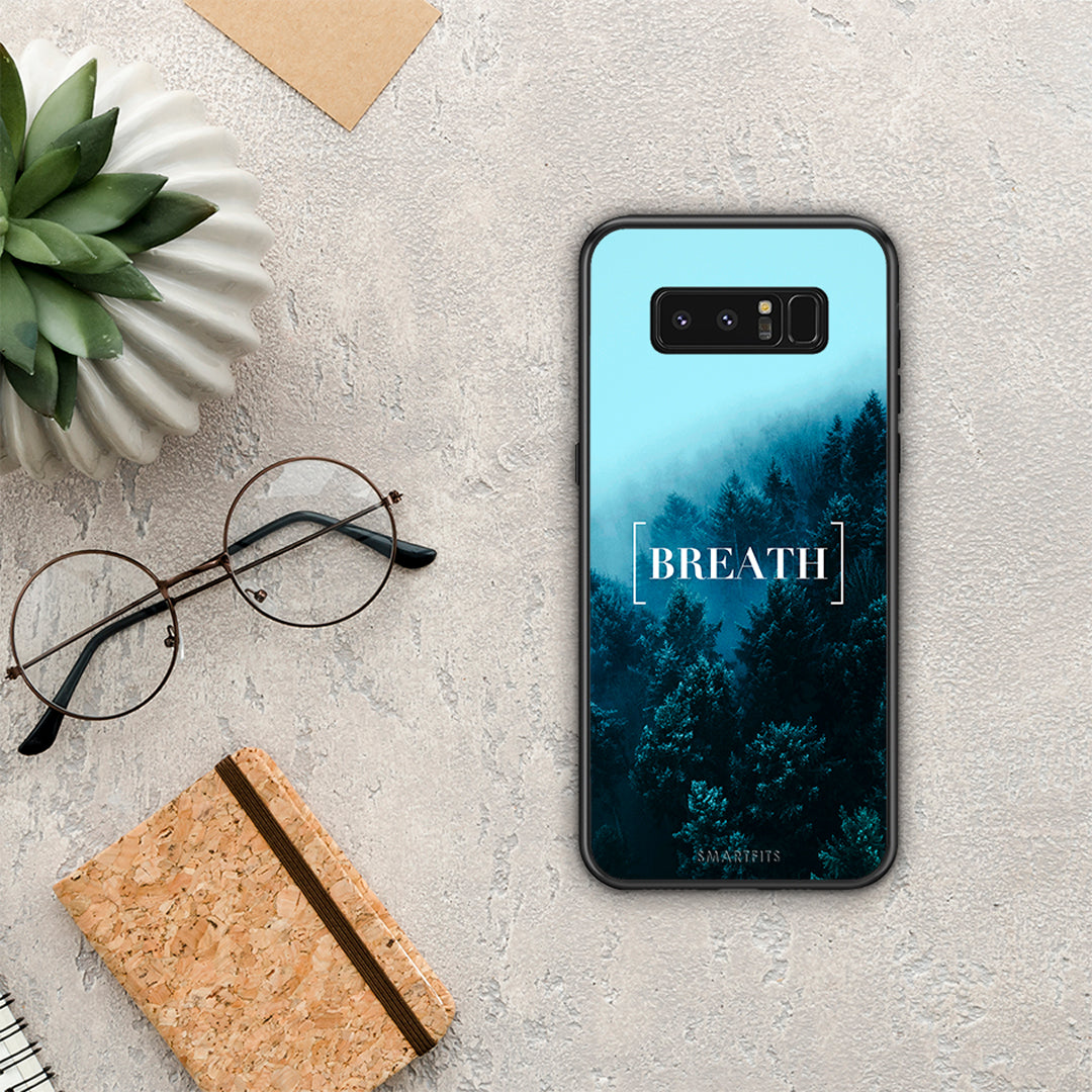 Quote Breath - Samsung Galaxy Note 8 θήκη