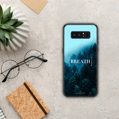 Quote Breath - Samsung Galaxy Note 8 θήκη