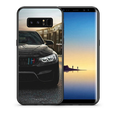 Θήκη Samsung Note 8 M3 Racing από τη Smartfits με σχέδιο στο πίσω μέρος και μαύρο περίβλημα | Samsung Note 8 M3 Racing case with colorful back and black bezels