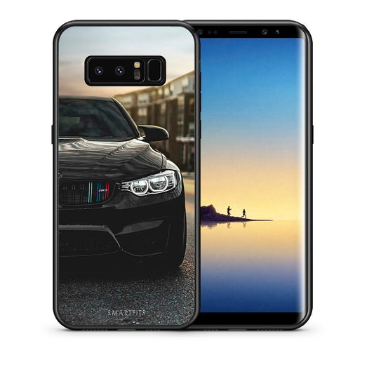 Θήκη Samsung Note 8 M3 Racing από τη Smartfits με σχέδιο στο πίσω μέρος και μαύρο περίβλημα | Samsung Note 8 M3 Racing case with colorful back and black bezels
