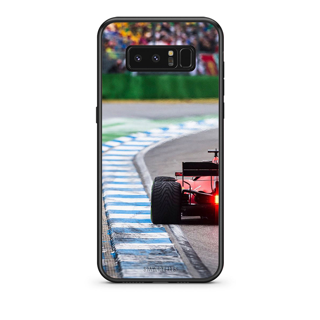 samsung note 8 Racing Vibes θήκη από τη Smartfits με σχέδιο στο πίσω μέρος και μαύρο περίβλημα | Smartphone case with colorful back and black bezels by Smartfits