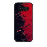 Thumbnail for samsung note 8 Red Paint Θήκη Αγίου Βαλεντίνου από τη Smartfits με σχέδιο στο πίσω μέρος και μαύρο περίβλημα | Smartphone case with colorful back and black bezels by Smartfits