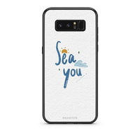 Thumbnail for samsung note 8 Sea You Θήκη από τη Smartfits με σχέδιο στο πίσω μέρος και μαύρο περίβλημα | Smartphone case with colorful back and black bezels by Smartfits