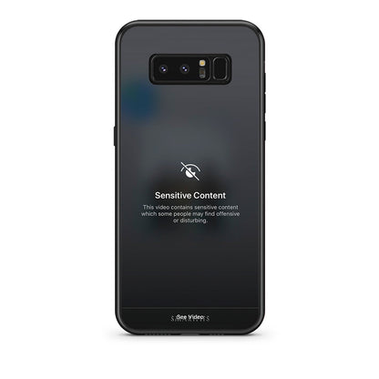 samsung note 8 Sensitive Content θήκη από τη Smartfits με σχέδιο στο πίσω μέρος και μαύρο περίβλημα | Smartphone case with colorful back and black bezels by Smartfits