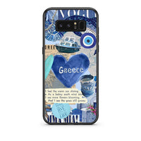 Thumbnail for samsung note 8 Summer In Greece Θήκη από τη Smartfits με σχέδιο στο πίσω μέρος και μαύρο περίβλημα | Smartphone case with colorful back and black bezels by Smartfits