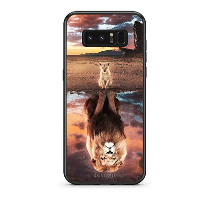 samsung note 8 Sunset Dreams Θήκη Αγίου Βαλεντίνου από τη Smartfits με σχέδιο στο πίσω μέρος και μαύρο περίβλημα | Smartphone case with colorful back and black bezels by Smartfits