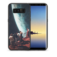 Thumbnail for Θήκη Samsung Note 8 Surreal View από τη Smartfits με σχέδιο στο πίσω μέρος και μαύρο περίβλημα | Samsung Note 8 Surreal View case with colorful back and black bezels