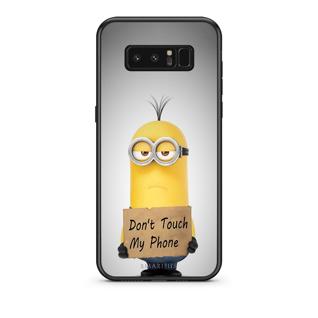 4 - samsung note 8 Minion Text case, cover, bumper