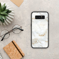 Thumbnail for White Gold Marble - Samsung Galaxy Note 8 θήκη