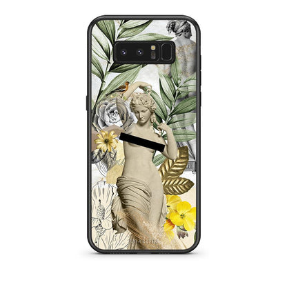 samsung note 8 Woman Statue θήκη από τη Smartfits με σχέδιο στο πίσω μέρος και μαύρο περίβλημα | Smartphone case with colorful back and black bezels by Smartfits
