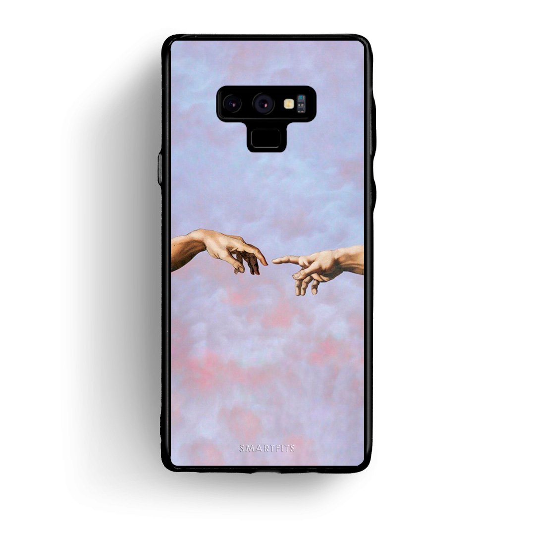samsung note 9 Adam Hand θήκη από τη Smartfits με σχέδιο στο πίσω μέρος και μαύρο περίβλημα | Smartphone case with colorful back and black bezels by Smartfits