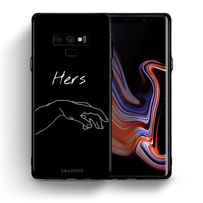 Θήκη Αγίου Βαλεντίνου Samsung Note 9 Aeshetic Love 1 από τη Smartfits με σχέδιο στο πίσω μέρος και μαύρο περίβλημα | Samsung Note 9 Aeshetic Love 1 case with colorful back and black bezels