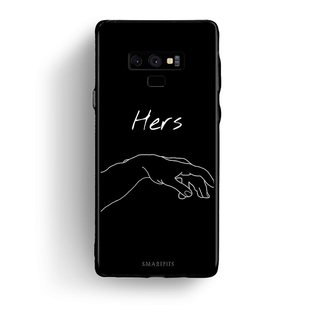 samsung note 9 Aeshetic Love 1 Θήκη Αγίου Βαλεντίνου από τη Smartfits με σχέδιο στο πίσω μέρος και μαύρο περίβλημα | Smartphone case with colorful back and black bezels by Smartfits