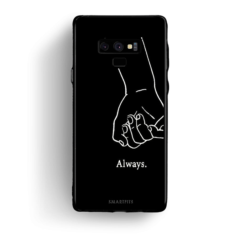 samsung note 9 Always & Forever 1 Θήκη Αγίου Βαλεντίνου από τη Smartfits με σχέδιο στο πίσω μέρος και μαύρο περίβλημα | Smartphone case with colorful back and black bezels by Smartfits