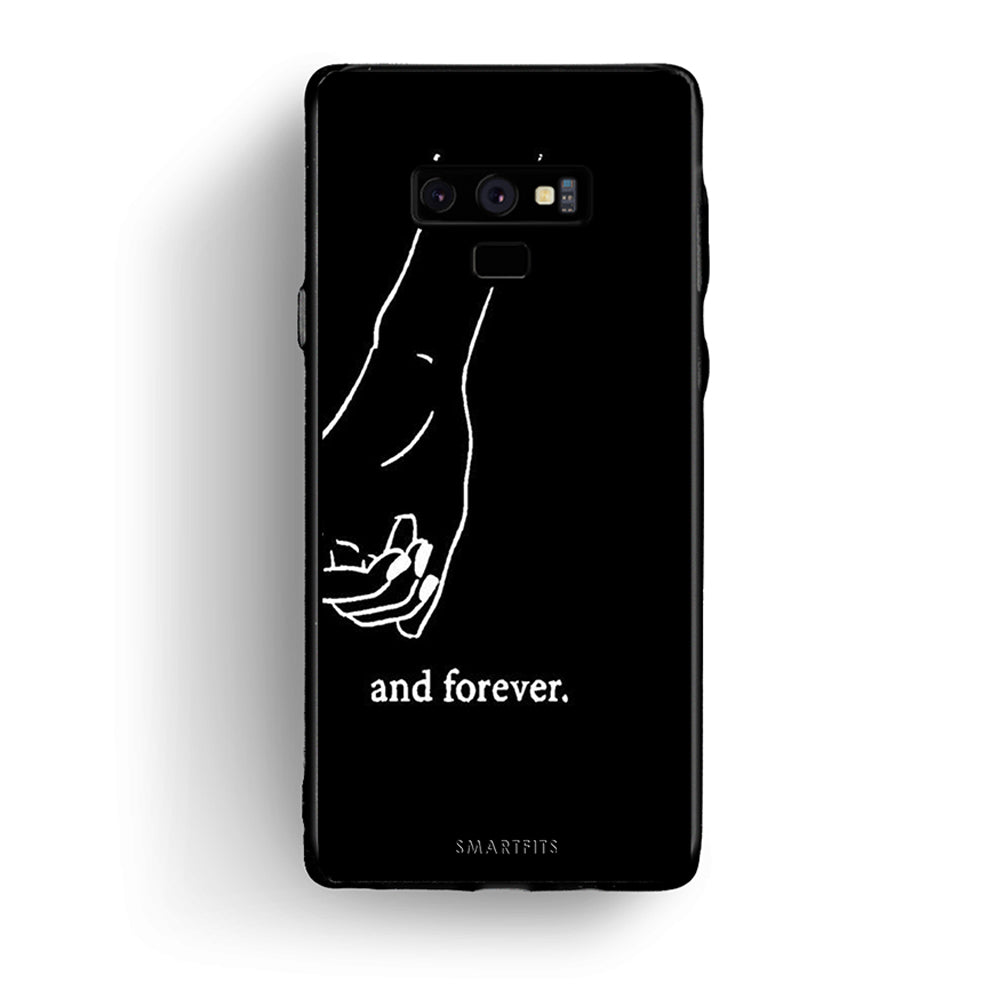 samsung note 9 Always & Forever 2 Θήκη Αγίου Βαλεντίνου από τη Smartfits με σχέδιο στο πίσω μέρος και μαύρο περίβλημα | Smartphone case with colorful back and black bezels by Smartfits