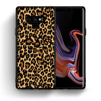 Thumbnail for Θήκη Samsung Note 9 Leopard Animal από τη Smartfits με σχέδιο στο πίσω μέρος και μαύρο περίβλημα | Samsung Note 9 Leopard Animal case with colorful back and black bezels