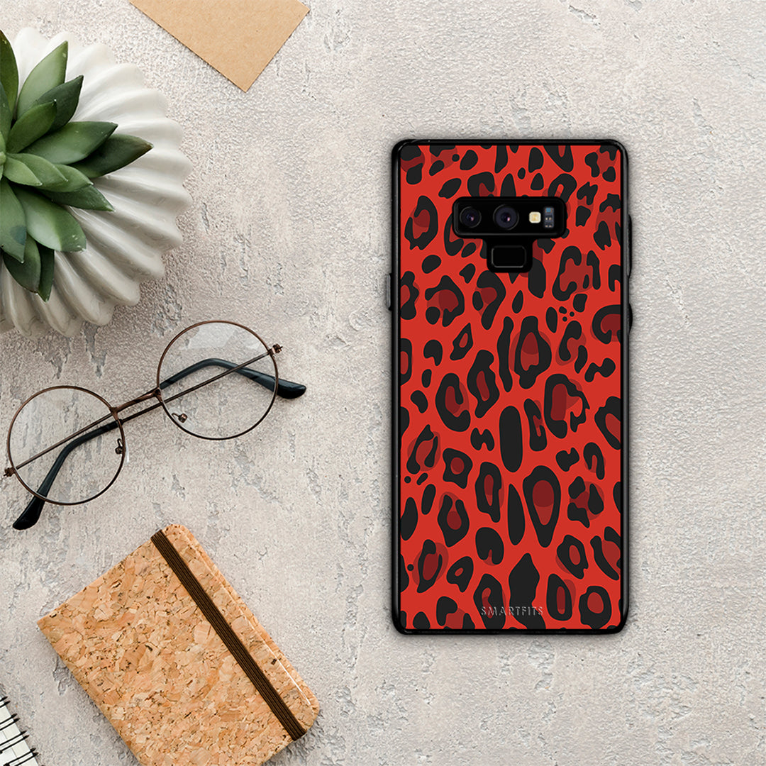 Animal Red Leopard - Samsung Galaxy Note 9 θήκη