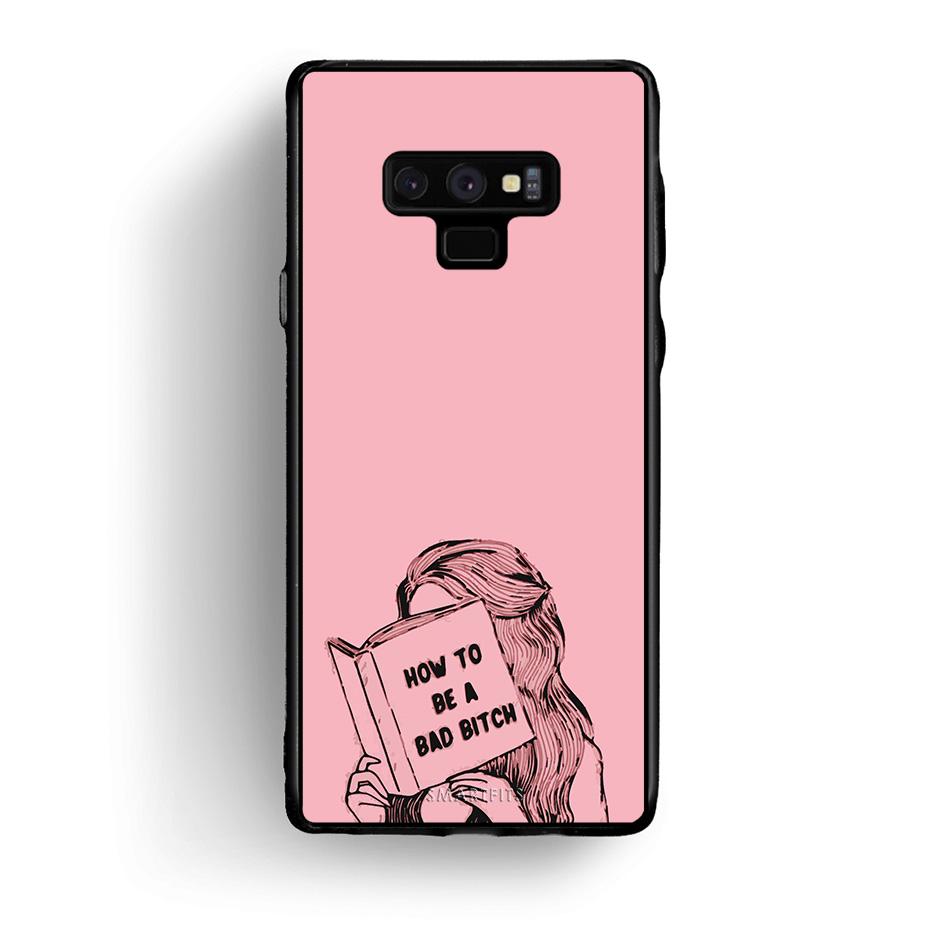 samsung note 9 Bad Bitch θήκη από τη Smartfits με σχέδιο στο πίσω μέρος και μαύρο περίβλημα | Smartphone case with colorful back and black bezels by Smartfits