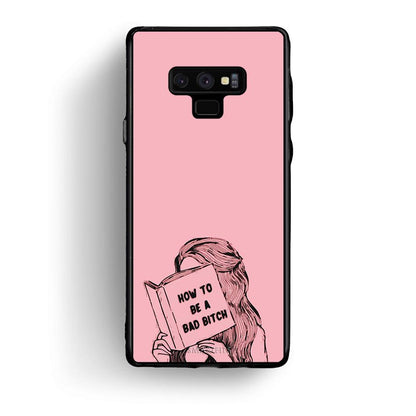 samsung note 9 Bad Bitch θήκη από τη Smartfits με σχέδιο στο πίσω μέρος και μαύρο περίβλημα | Smartphone case with colorful back and black bezels by Smartfits