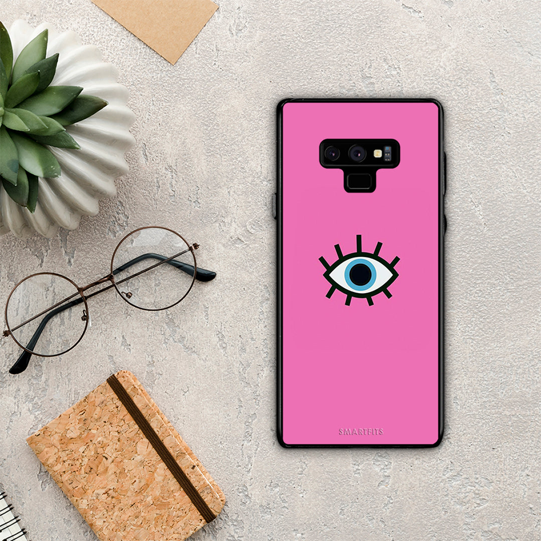 Blue Eye Pink - Samsung Galaxy Note 9 θήκη