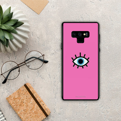 Blue Eye Pink - Samsung Galaxy Note 9 θήκη