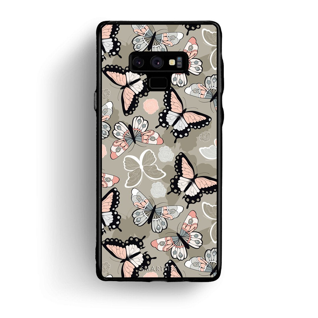 135 - samsung galaxy note 9 Butterflies Boho case, cover, bumper