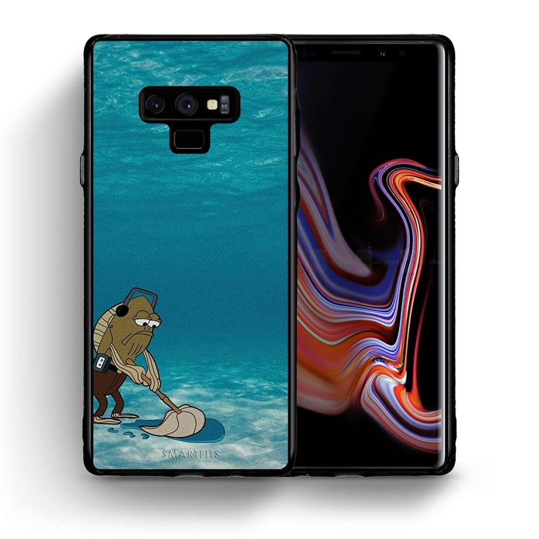 Θήκη Samsung Note 9 Clean The Ocean από τη Smartfits με σχέδιο στο πίσω μέρος και μαύρο περίβλημα | Samsung Note 9 Clean The Ocean case with colorful back and black bezels