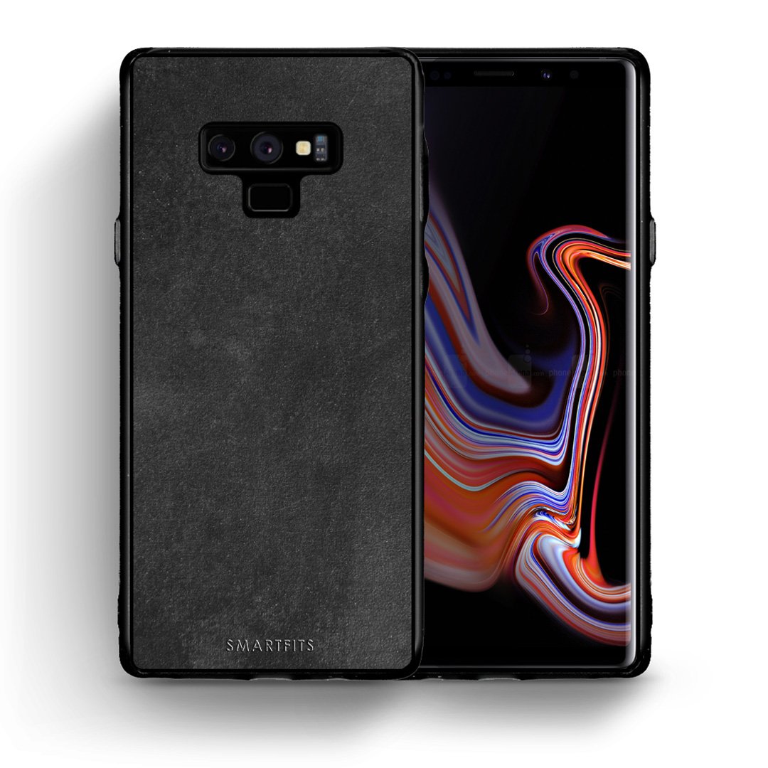 Θήκη Samsung Note 9 Black Slate Color από τη Smartfits με σχέδιο στο πίσω μέρος και μαύρο περίβλημα | Samsung Note 9 Black Slate Color case with colorful back and black bezels