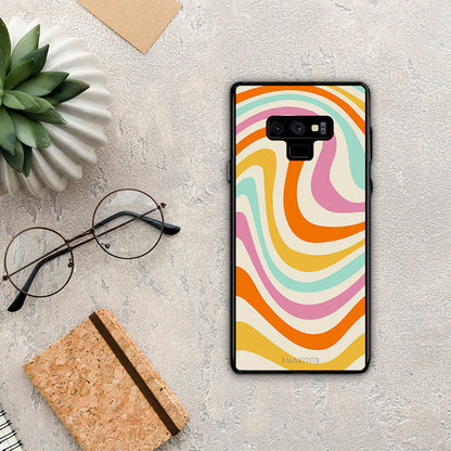 Colourful Waves - Samsung Galaxy Note 9 θήκη