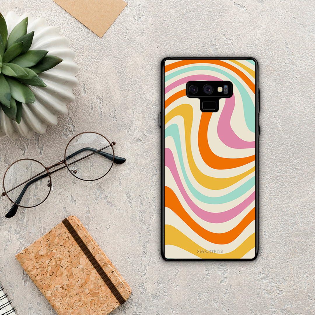 Colourful Waves - Samsung Galaxy Note 9 θήκη