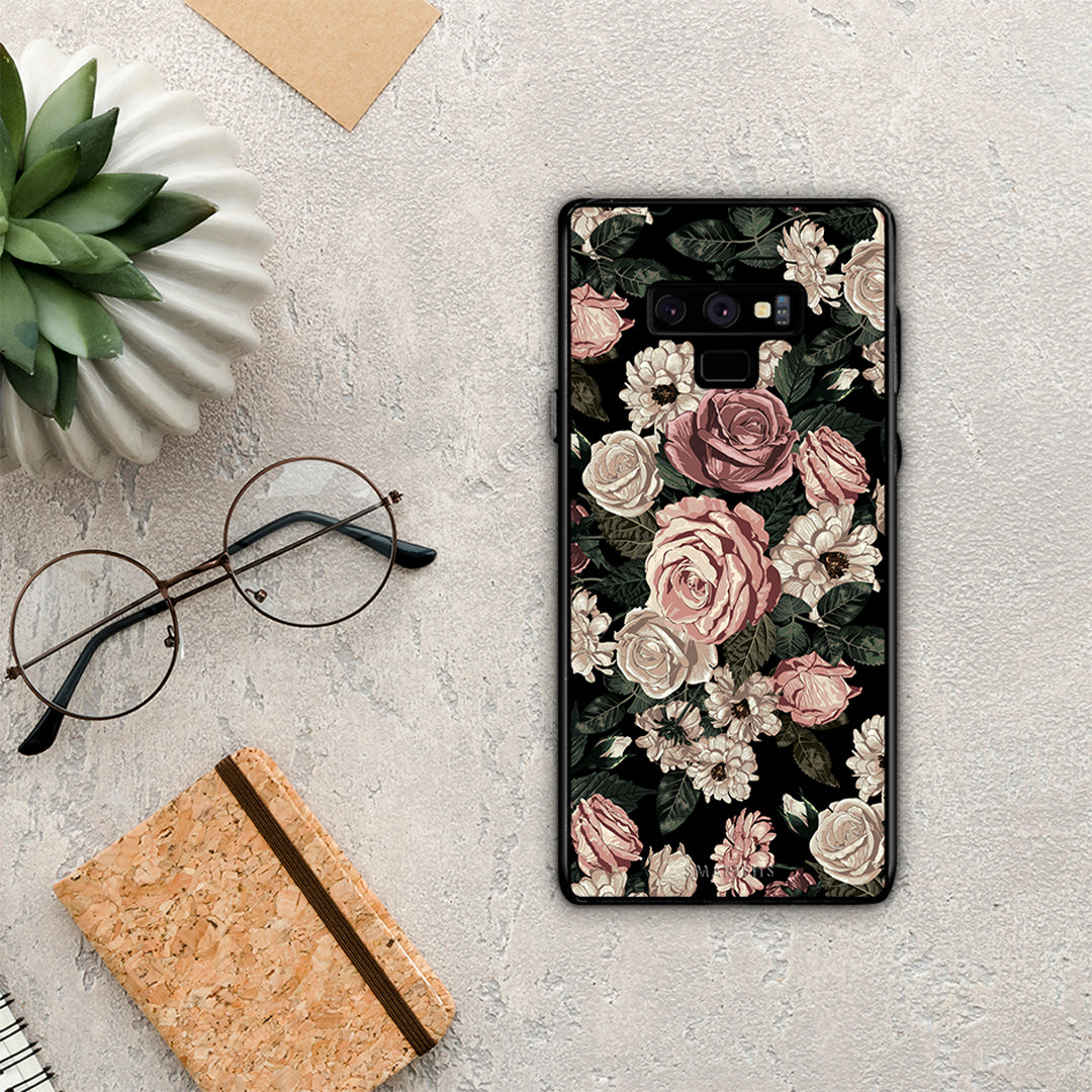 Flower Wild Roses - Samsung Galaxy Note 9 θήκη