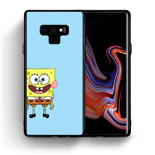Θήκη Samsung Note 9 Friends Bob από τη Smartfits με σχέδιο στο πίσω μέρος και μαύρο περίβλημα | Samsung Note 9 Friends Bob case with colorful back and black bezels