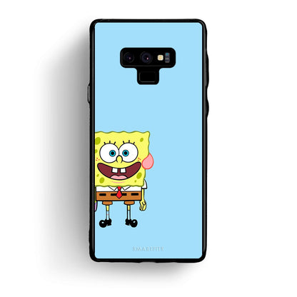 samsung note 9 Friends Bob θήκη από τη Smartfits με σχέδιο στο πίσω μέρος και μαύρο περίβλημα | Smartphone case with colorful back and black bezels by Smartfits