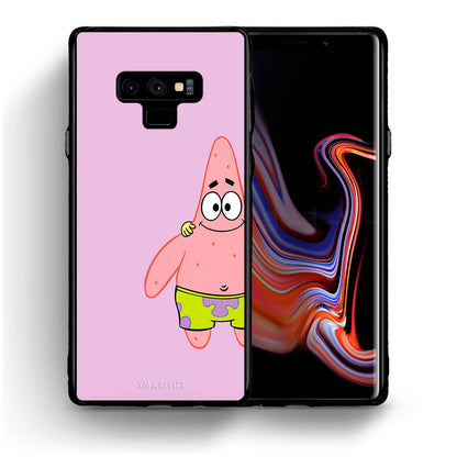 Θήκη Samsung Note 9  Friends Patrick από τη Smartfits με σχέδιο στο πίσω μέρος και μαύρο περίβλημα | Samsung Note 9  Friends Patrick case with colorful back and black bezels