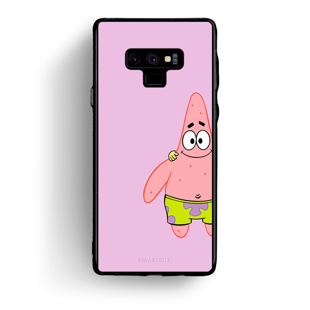 samsung note 9  Friends Patrick θήκη από τη Smartfits με σχέδιο στο πίσω μέρος και μαύρο περίβλημα | Smartphone case with colorful back and black bezels by Smartfits