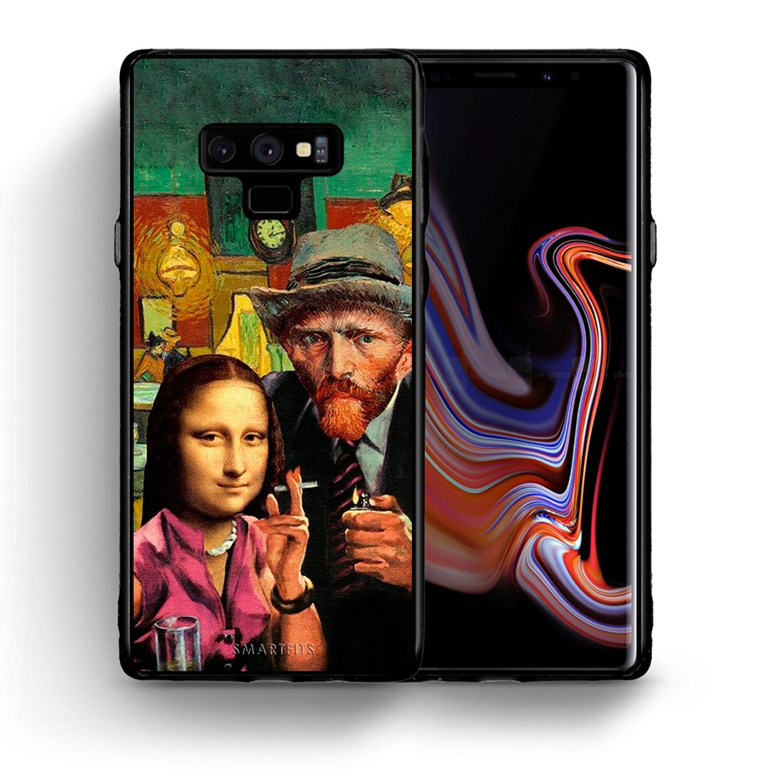 Θήκη Samsung Note 9 Funny Art από τη Smartfits με σχέδιο στο πίσω μέρος και μαύρο περίβλημα | Samsung Note 9 Funny Art case with colorful back and black bezels