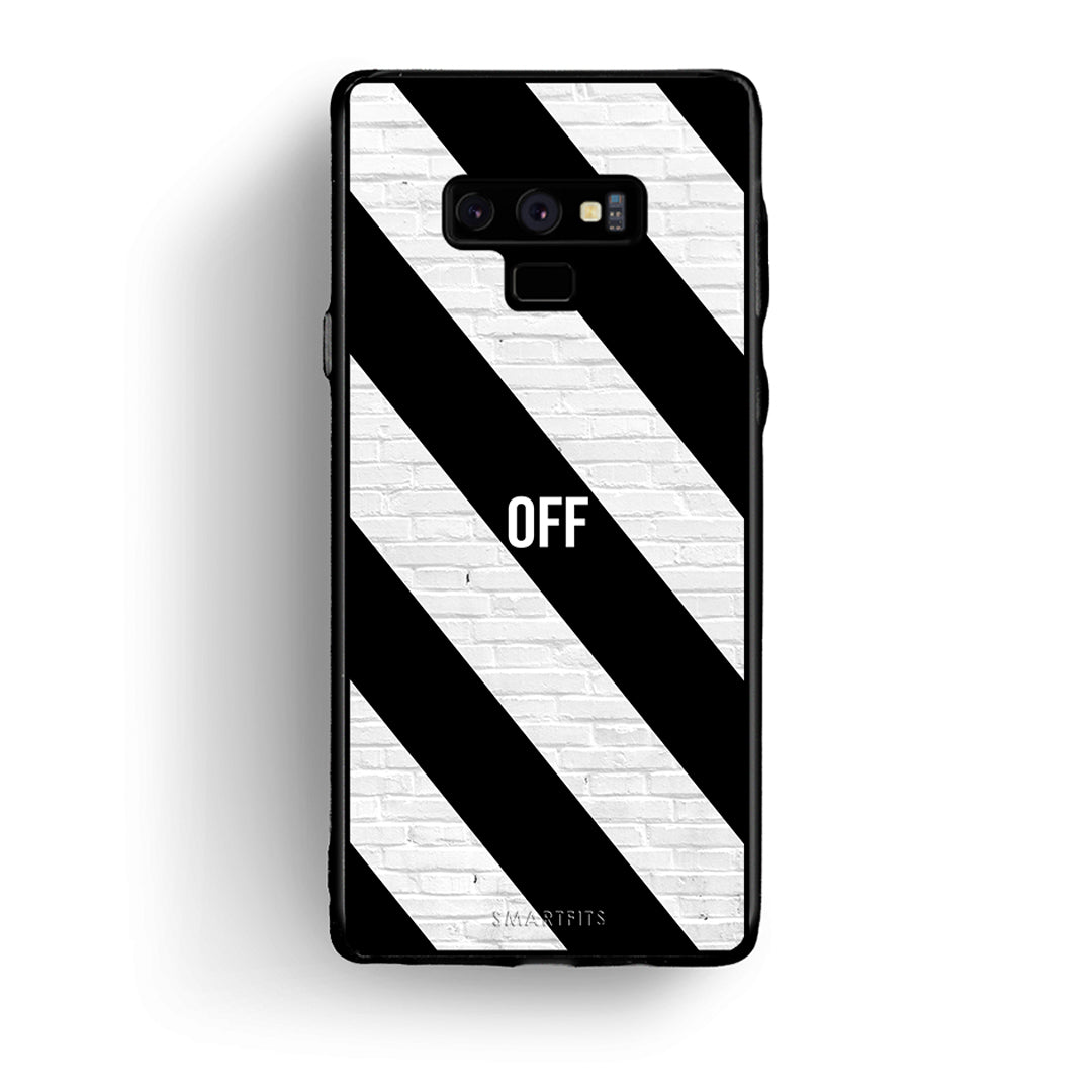 samsung note 9 Get Off θήκη από τη Smartfits με σχέδιο στο πίσω μέρος και μαύρο περίβλημα | Smartphone case with colorful back and black bezels by Smartfits