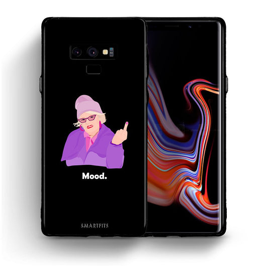 Θήκη Samsung Note 9 Grandma Mood Black από τη Smartfits με σχέδιο στο πίσω μέρος και μαύρο περίβλημα | Samsung Note 9 Grandma Mood Black case with colorful back and black bezels
