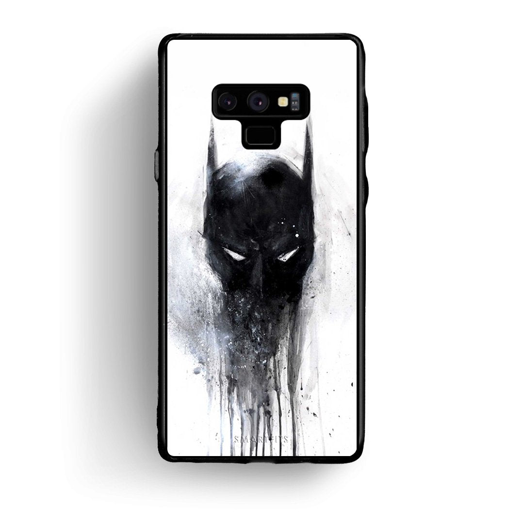 4 - samsung note 9 Paint Bat Hero case, cover, bumper
