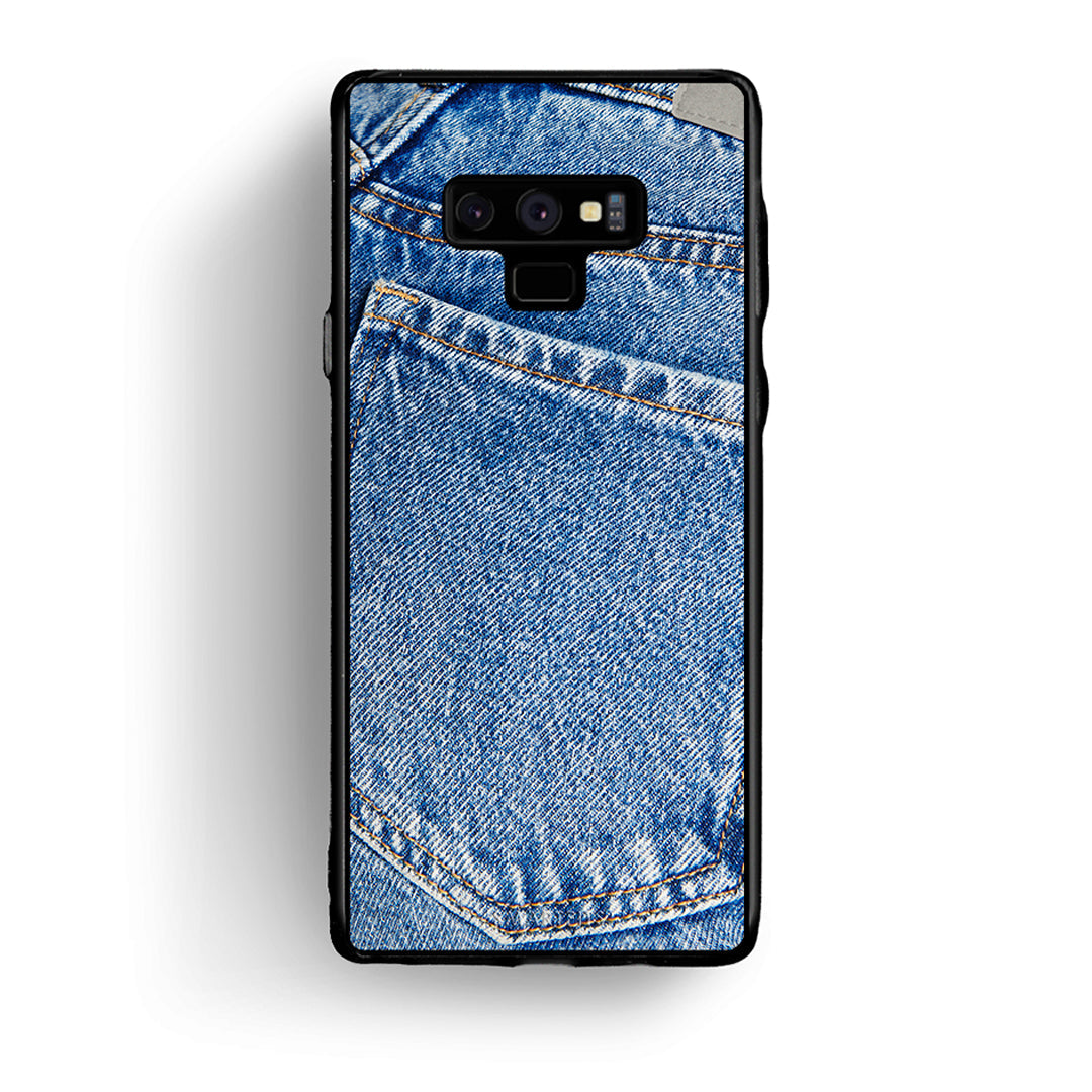 samsung note 9 Jeans Pocket θήκη από τη Smartfits με σχέδιο στο πίσω μέρος και μαύρο περίβλημα | Smartphone case with colorful back and black bezels by Smartfits
